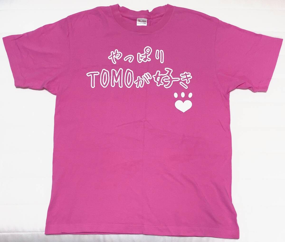 Gacharic Spin ガチャリックスピン メンバー Tシャツ TOMO-ZO Lサイズ ピンク_画像1