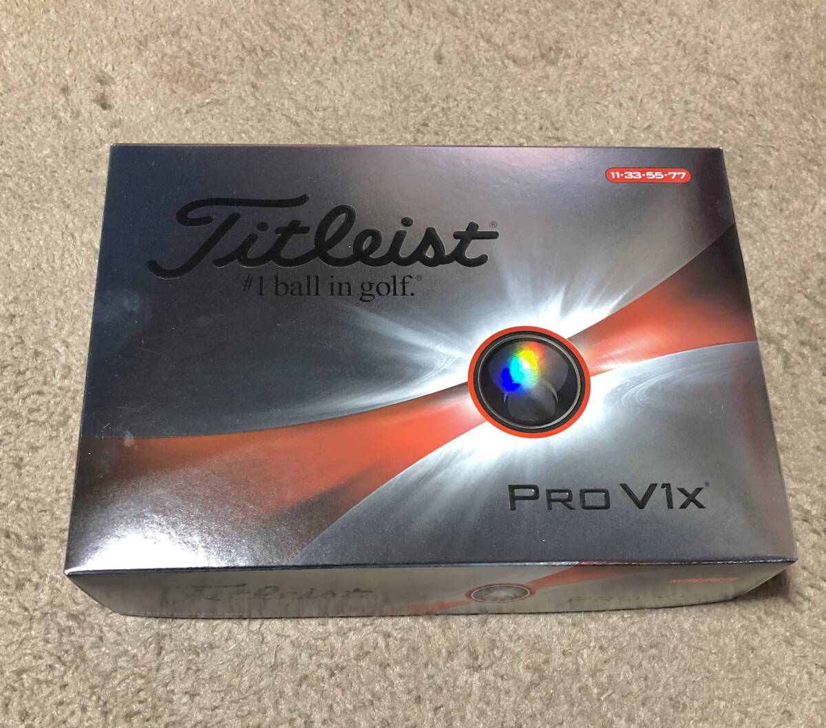 タイトリスト titliest PRO V1 X 1ダース 12個 ダブルナンバー 新品未使用品 ボール_画像1