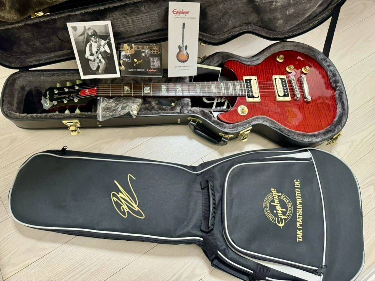 【中古】Epiphone / Tak Matsumoto DC Standard Plus Top Cherry_画像7