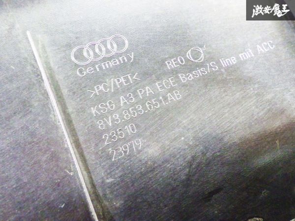 Audi アウディ 純正 8V系 A3 後期 フロントグリル ラジエーターグリル メッキ 8V3.853.651.AB 即納_画像9
