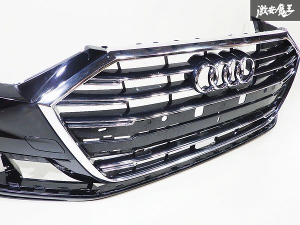 Audi アウディ 純正 D5 A8 フロント バンパー 黒メタリック系 グリル付き 4N0 807 437 B 即納_画像4