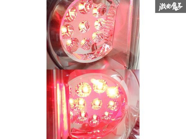 点灯OK！トヨタ純正 ZRR70W ZRR75W ヴォクシー 前期 LED テール テールランプ テールライト 左右セット ICHIKOH 28-199_画像9