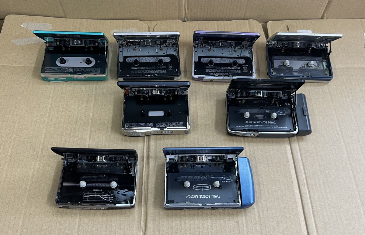 SONY //Panasonic WALKMANウォークマン カセット WM-EX606 /WM-EX677 /WM-EX900 /WM-RX707 /RQ-S11 /RQ-S35 /RQ-SX75 /RQ-S50V 8点セット_画像3