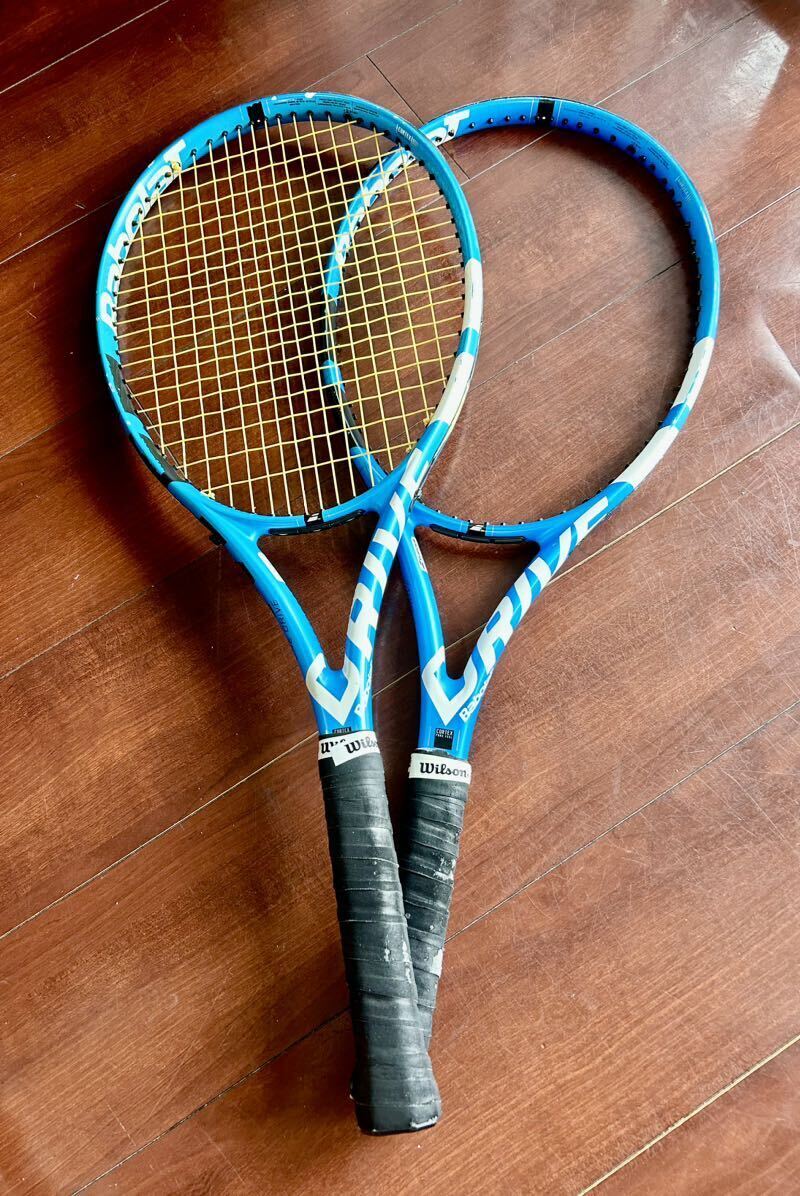 バボラ テニス ラケット Babolat ピュアドライブ 2018 中古 2本 送料無料 PURE DRIVE_画像1