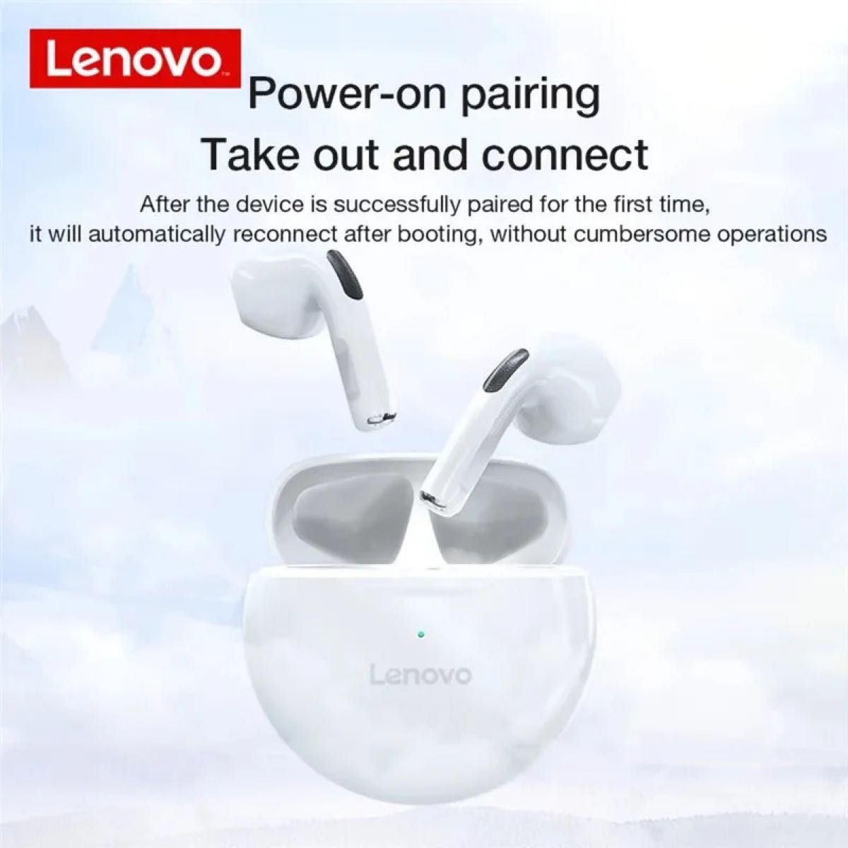 ☆リーズナブル/Lenovo/(HT38) ワイヤレスイヤホン/BluetoothV5.0/HD通話/黒