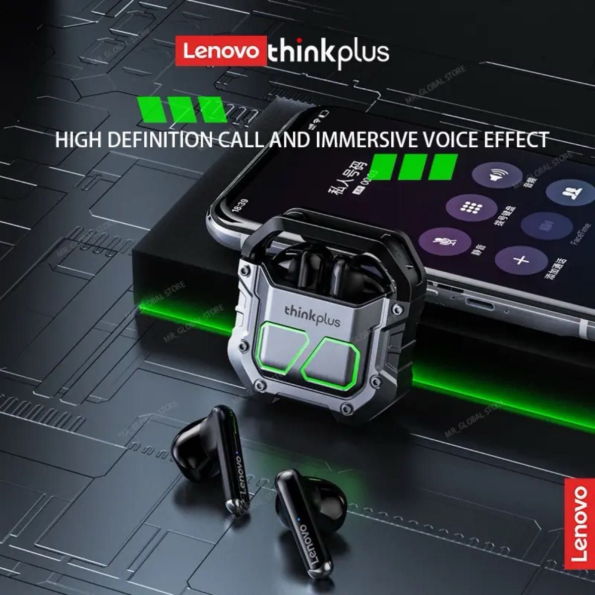 Lenovo thinkplus livepods XT81 ワイヤレスイヤホン
