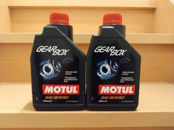 MOTUL モチュール GEAR BOX 80W90 1L 2缶 2本 ギア ボックス 正規品_画像1