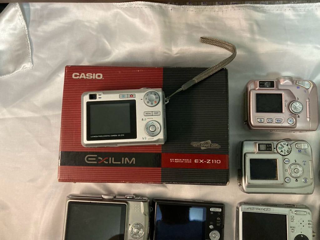 まどめ売りデジタルカメラ CASIO Canon Panasonic EXILIM FUJIFILM RICOH 14台デジタルカメラまとめ_画像7