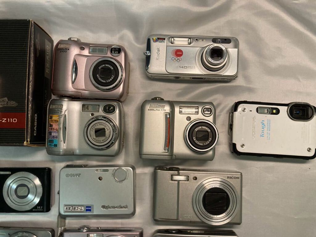 まどめ売りデジタルカメラ CASIO Canon Panasonic EXILIM FUJIFILM RICOH 14台デジタルカメラまとめ_画像4