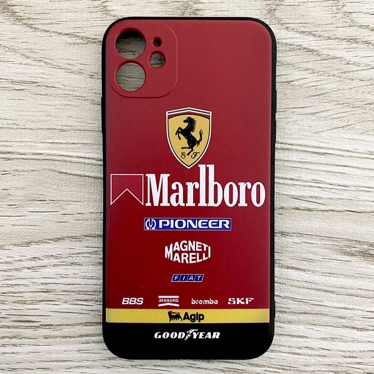 マールボロ フェラーリ iPhone 11 ケース F1 Ferrari マルボロ プロスト アレジ シューマッハ スマホ