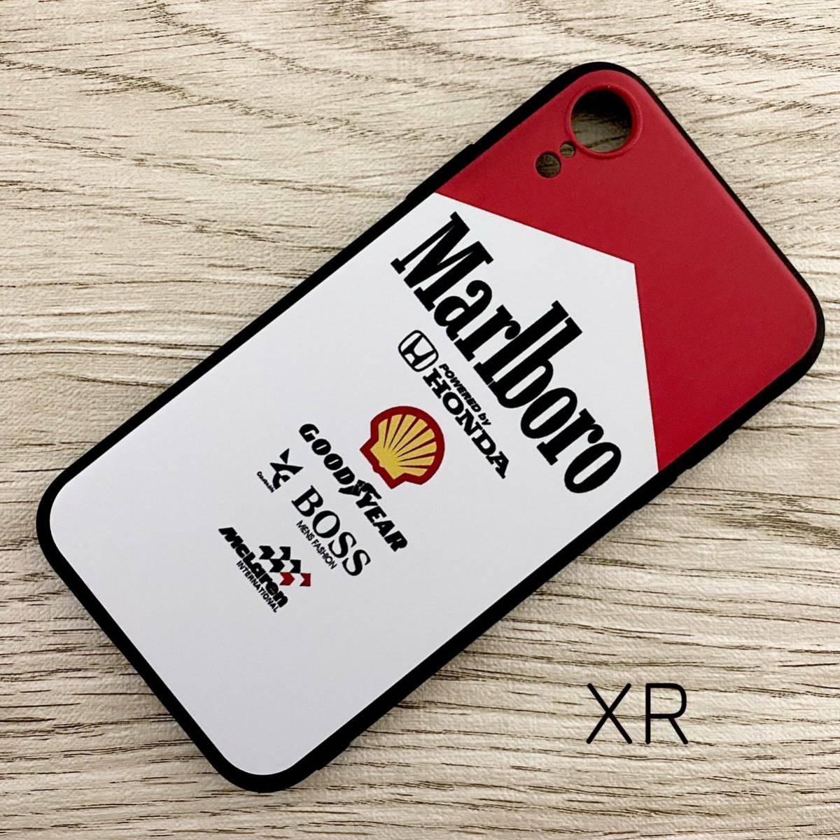 マールボロ マクラーレン ホンダ iPhone XR ケース F1 McLaren Honda マルボロ アイルトン・セナ スマホ