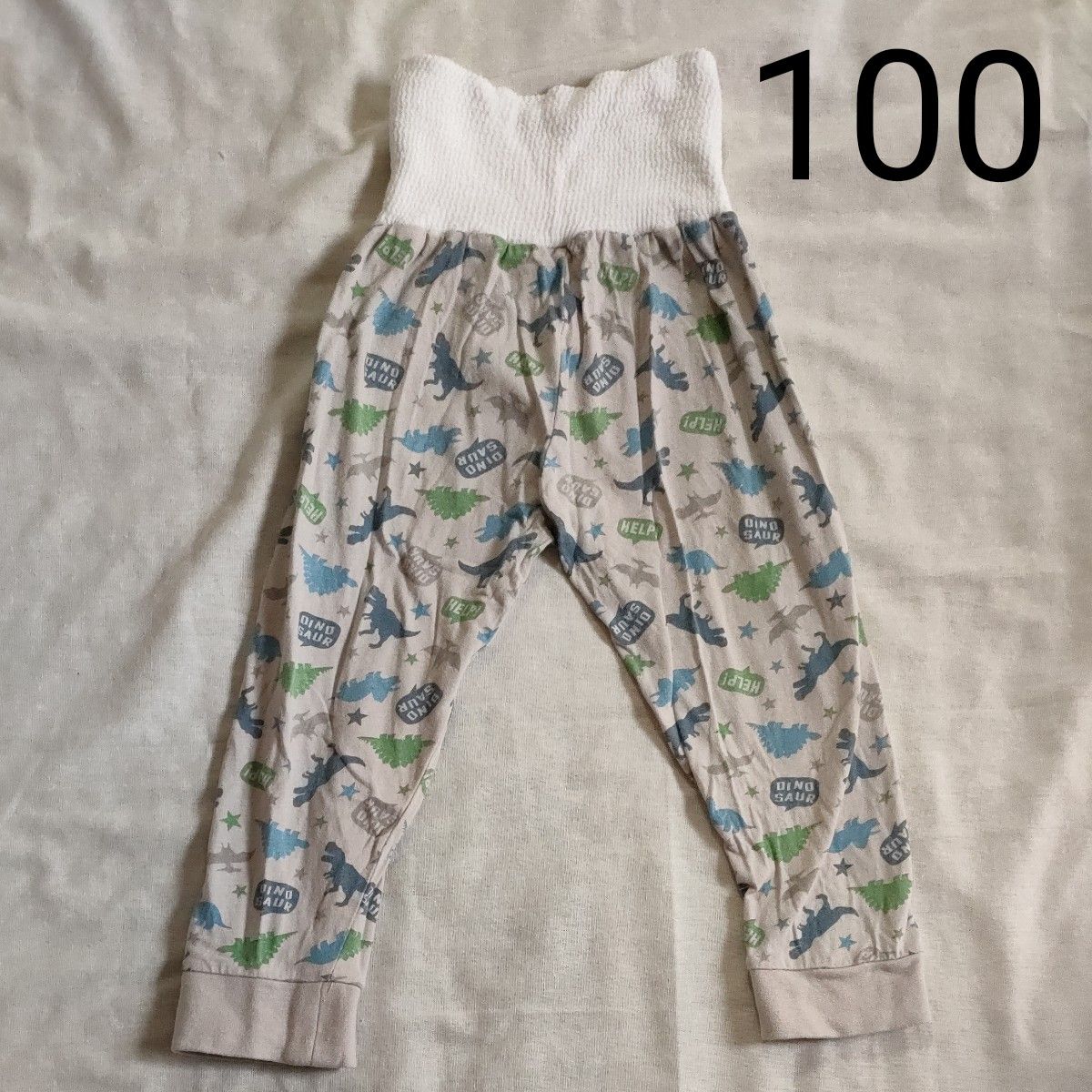100SIZE 腹巻き付きパジャマ 綿素材パンツ パンツ 男の子
