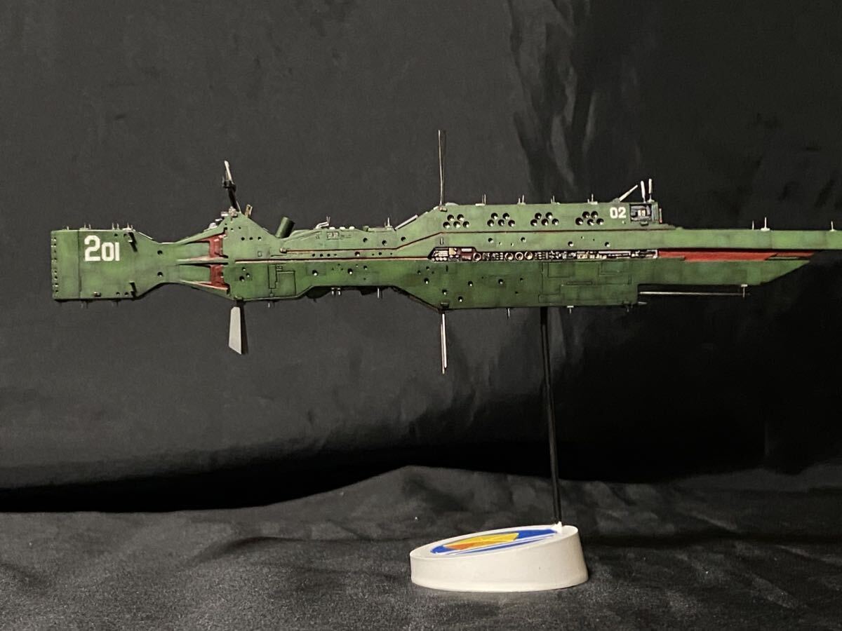 銀河英雄伝説 1/5000 アルバクリエイツ製 自由惑星同盟軍 第2艦隊旗艦「パトロクロス」var3「新たなる戦いの序曲」版 艦船模型完成品の画像5