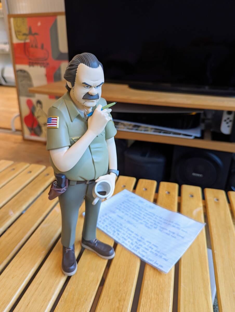 Yusuke Hanai 花井祐介 Stranger Things ストレンジャー・シングス Coffee and Contemplation Jim Hopper フィギュアの画像1