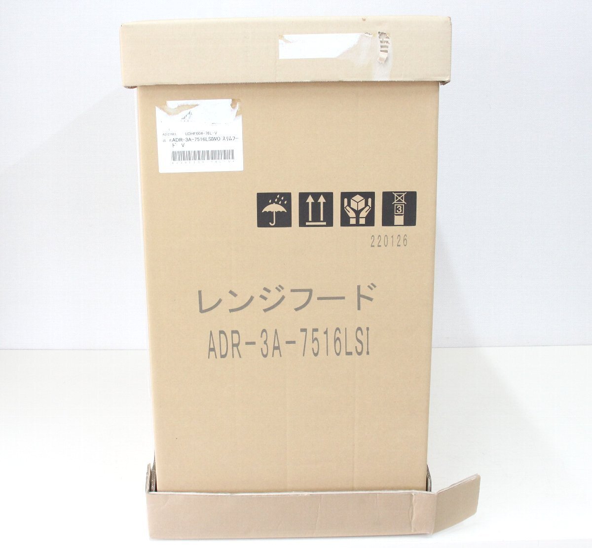 kc06■未開封品◆富士工業◆レンジフード◆スタンダードタイプ◆ADR-3A-7516LSI◆シルバーメタリック◆75cm◆189T79AA◆FUJIOH_画像3