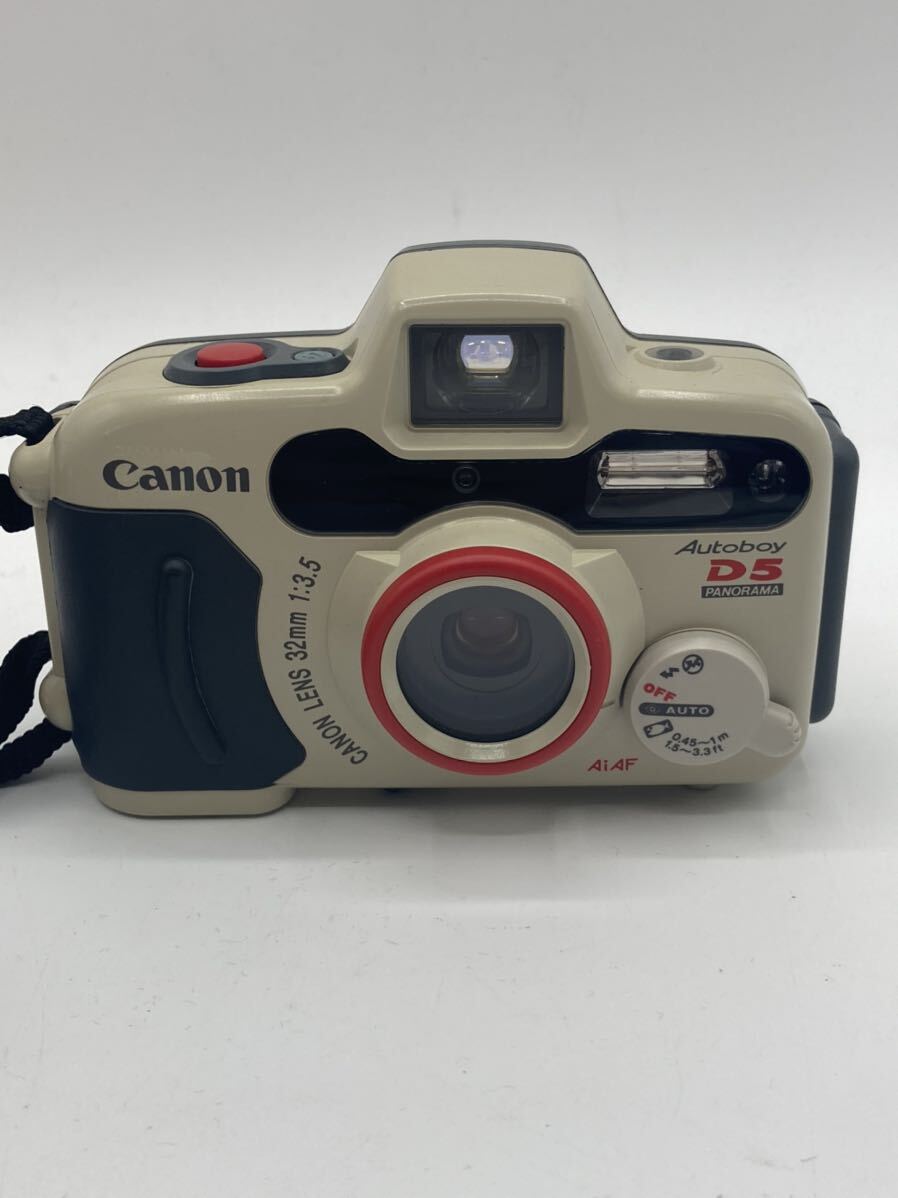【中古】Canon キヤノン Autoboy D5 パノラマ コンパクトフィルムカメラ　_画像1