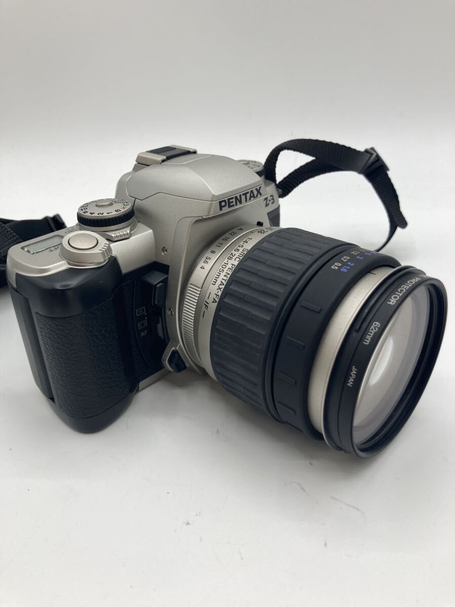 PENTAX ペンタックス MZ-3 smc PENTAX-FA 一眼レフフィルムカメラ オートフォーカス レンズ62mm付き　中古品_画像4