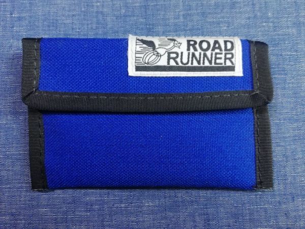 90*s dead stock ROADRUNNER BAGS card-case blue 