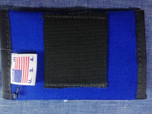 90*s dead stock ROADRUNNER BAGS card-case blue 
