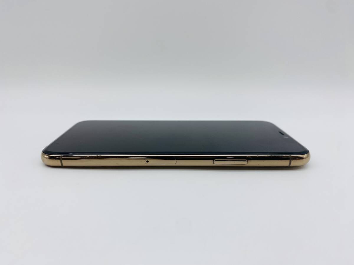 iPhone 11 Pro 256GB ゴールド/シムフリー/純正新品バッテリー100％/極薄ケースブルーライトカット保護フィルムおまけ多数 11p-040_画像4