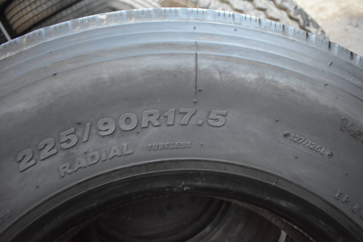 送料無料 225/90R17.5 BRIDGESTONE R225 夏タイヤ 2本 セット_画像5