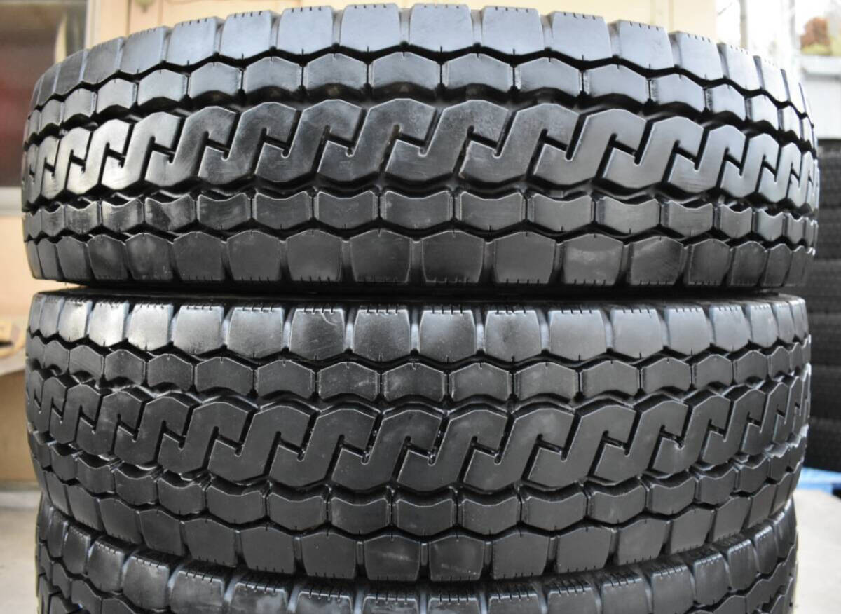 送料無料 205/80R17.5 BRIDGESTONE 2021 年製 スチールホイール付きTOPY DUA 17.5×5.25 115 8TC 5穴 両面再塗装 6本 セット_画像6