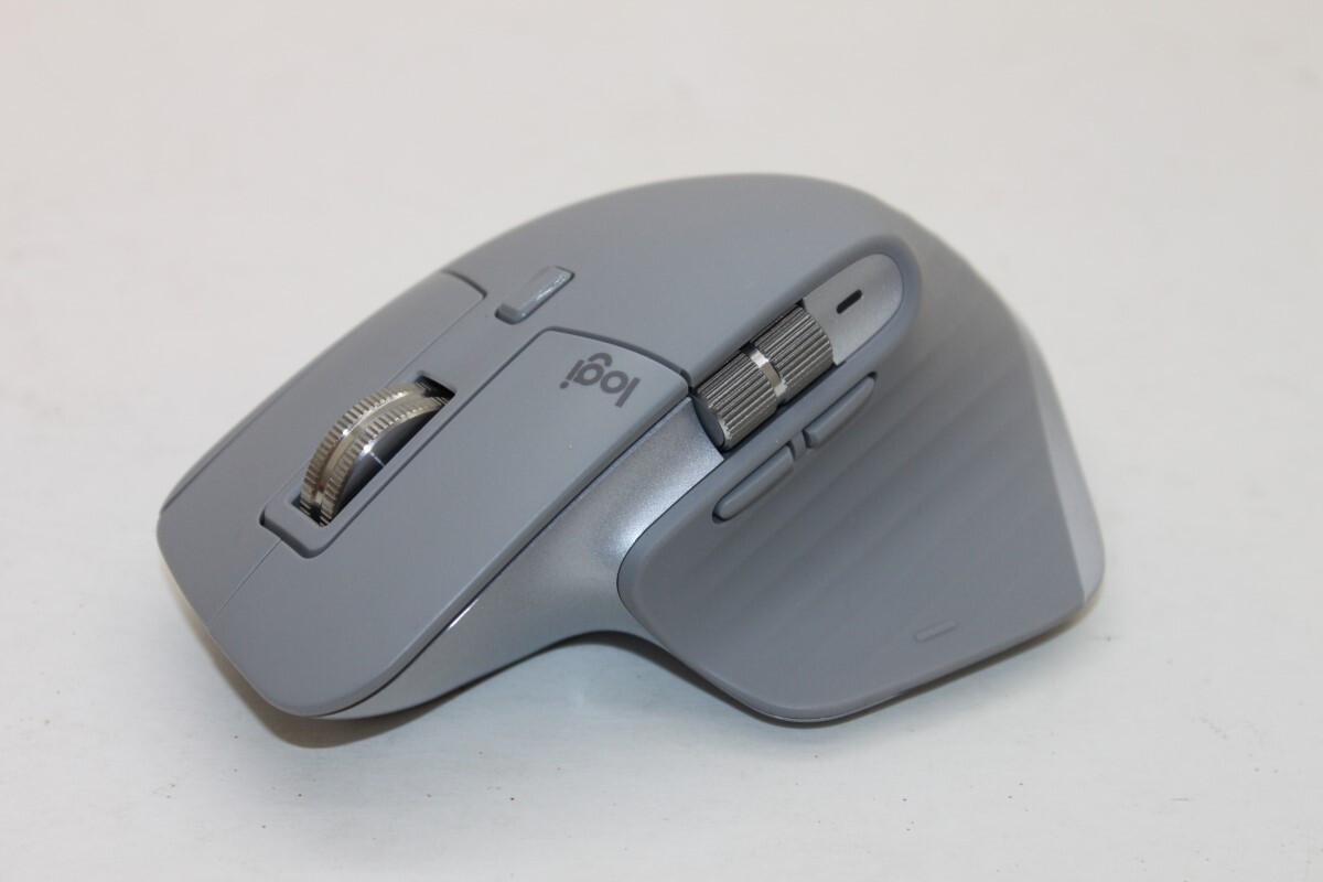 Logicool ロジクール MX Master 3 Advanced Wireless Mouse MX2200sMG ミッドグレイ レーザー 7ボタン ワイヤレス 無線 Unifying Bluetooth_画像1