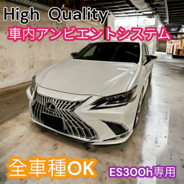 ★来店先着1台_基本セット商品代無料☆撮影車両募集_実車テスト済◇LEXUS ES300h用_イルミネーション☆調光_64色_明暗全てOK_OPも追加可◆_画像5