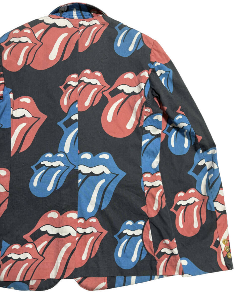 ローリングストーンズ リップ&タン 製品加工 ジャケット コムデギャルソンオムプリュス HOMME PLUS 06SS 2006SS Rolling Stones Jacket_画像、説明文の転載・加工、編集利用禁止。