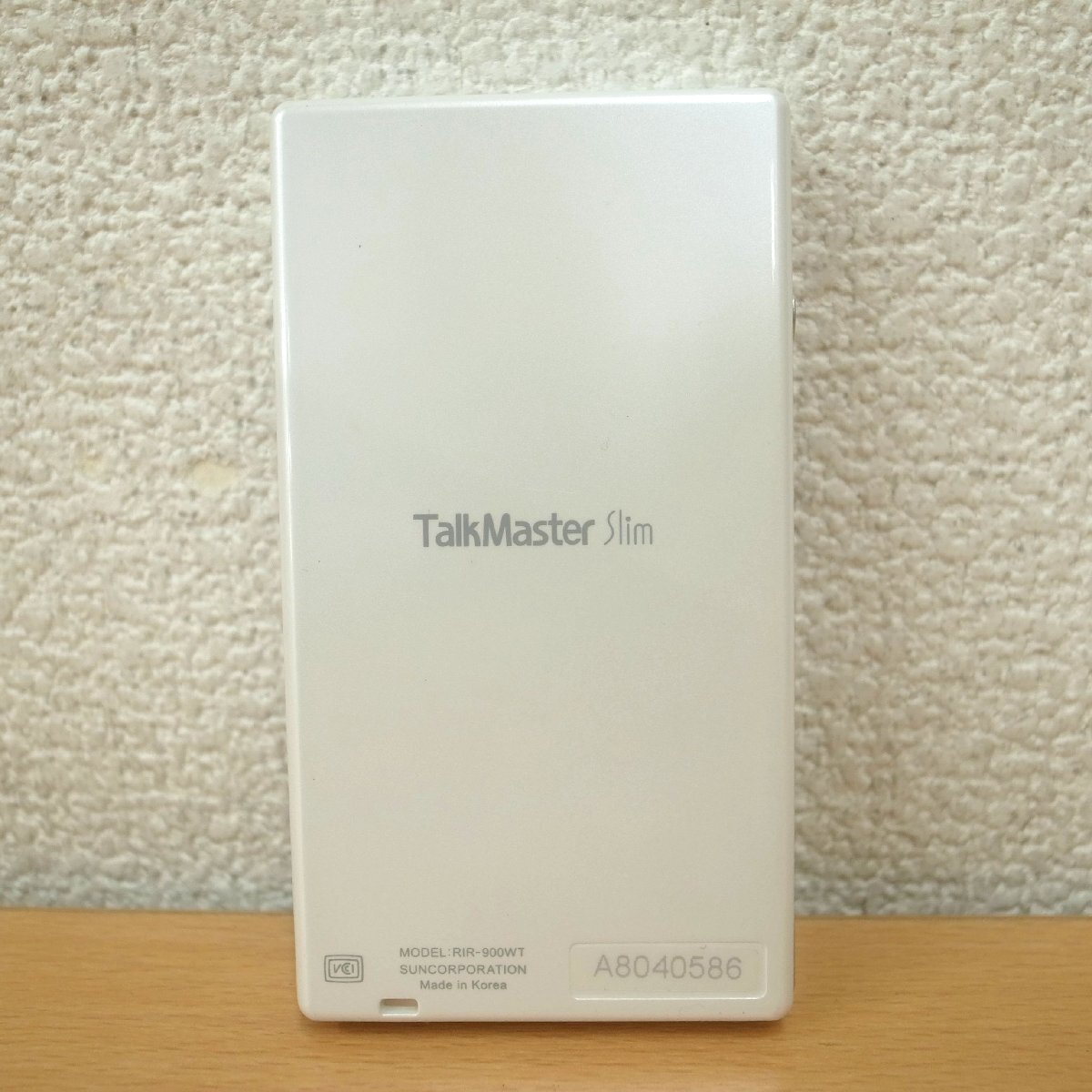 5145T　サン電子　Talk Master Slim トークマスタースリム　プログラムタイマー付ラジオレコーダー　RIR-900WT　ホワイト　動作確認済み_画像3