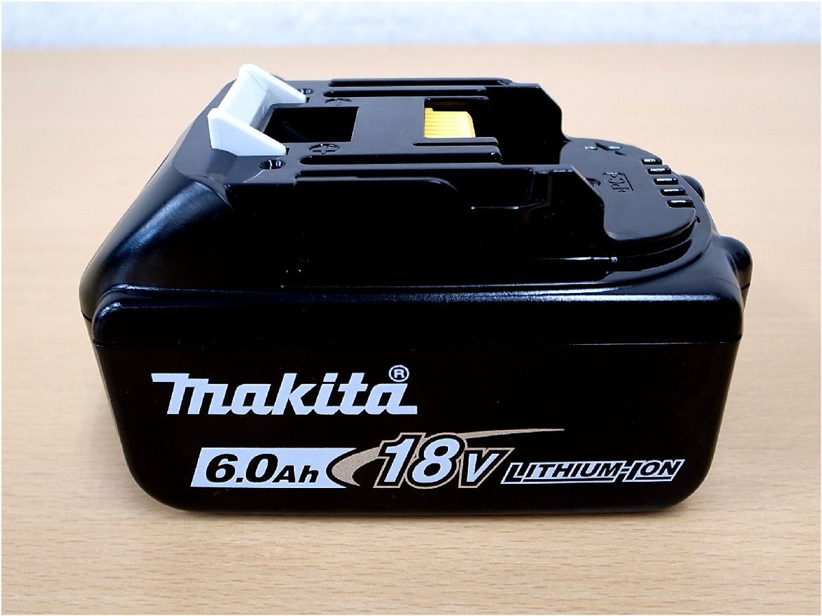 1円～　makita マキタ　18V　6.0Ah　リチウムイオンバッテリ　BL1860B　純正品　雪マーク　新品同様_画像4