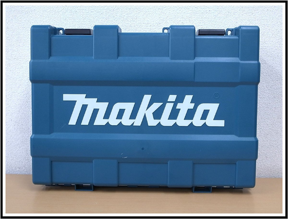 未使用品 makita マキタ 18mm 充電式ハンマドリル HR183DRGXV 青 バッテリ BL1860B 2個/急速充電器 DC18RF 付きの画像1