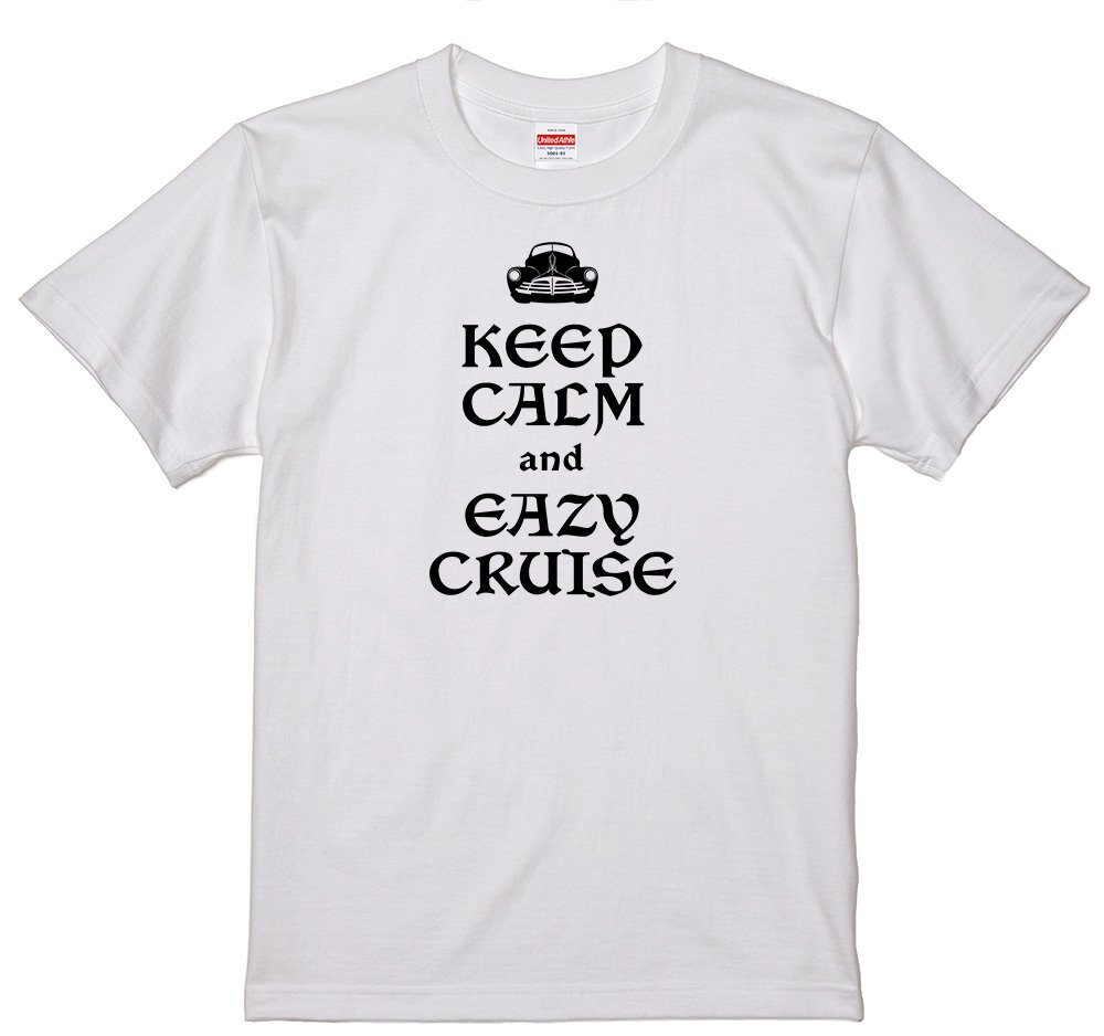 KEEP CALM EazyCruise Tシャツ マーキュリー フリートライン アメ車 カーショー 新品 ホットロッド ローライダー カスタム usdm jdm_画像1