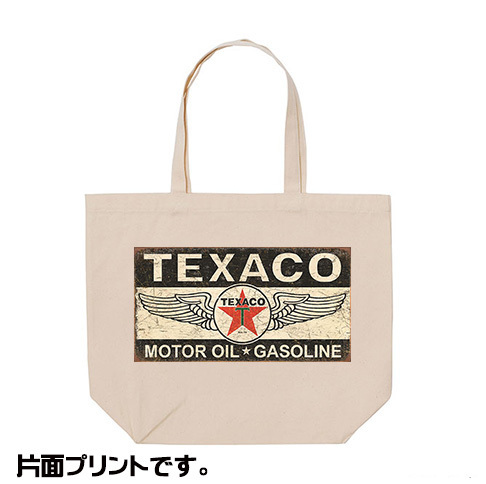 工具入れ キャンパス トートバッグ 10L-W エコバッグ Texaco 看板 テキサコ アメ車 アメカジ