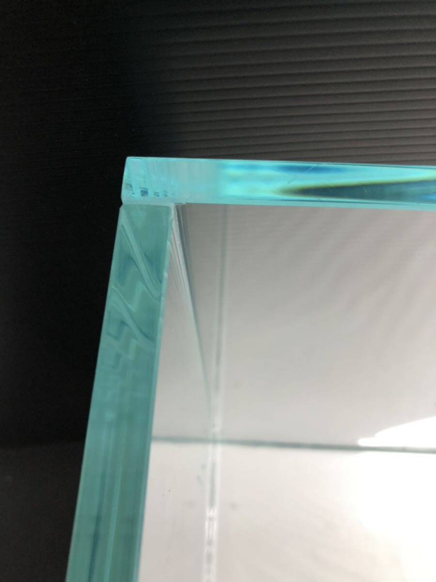 水槽 120cm 超白ガラス フレームレス 新品 W120*D50*H50の画像3