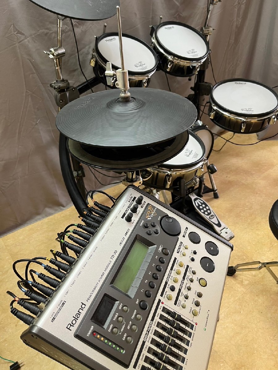 0891 中古品 楽器 電子ドラム Roland TD-20 ローランド 【2個口発送品】の画像2