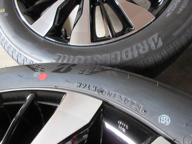 新車外しset!! ホンダ WR-V 1,5Z Z+ 純正 (BP) (17x7+55 5H/114,3) (ブリヂストン TURANZA T005A/2023) 215/55R17 オデッセイ ヴェゼル 他 の画像4