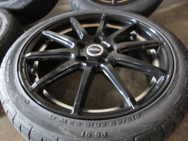 MANARAY EuroSpeed (BP) (18x7+55 5H/114,3) (2020) 215/45R18 ステップ WG ストリーム VOXY ヴォクシー NOAH ノア アクセラ MAZDA 3 他も _画像2