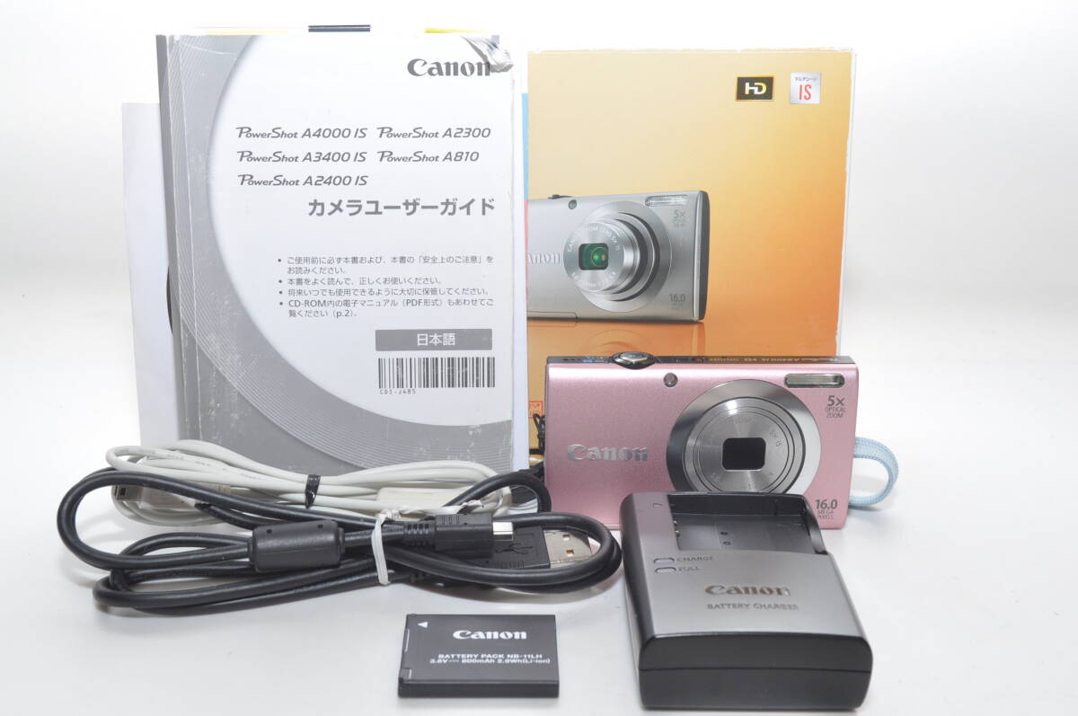 ★極上美品★Canon キャノン PowerShot A2400 IS 元箱 #A225_画像1