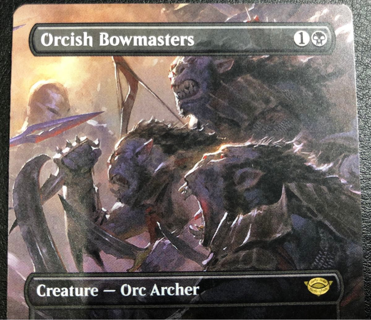 MTG 指輪物語 オークの弓使い Orcish Bowmasters 拡張アート MTG 指輪物語 オークの弓使い Orcish Bowmasters 拡張アート
