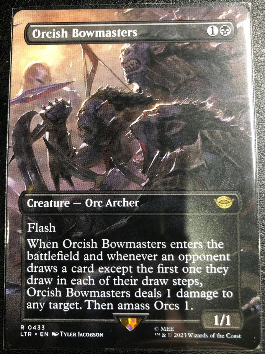 MTG 指輪物語 オークの弓使い Orcish Bowmasters 拡張アート MTG 指輪物語 オークの弓使い Orcish Bowmasters 拡張アート