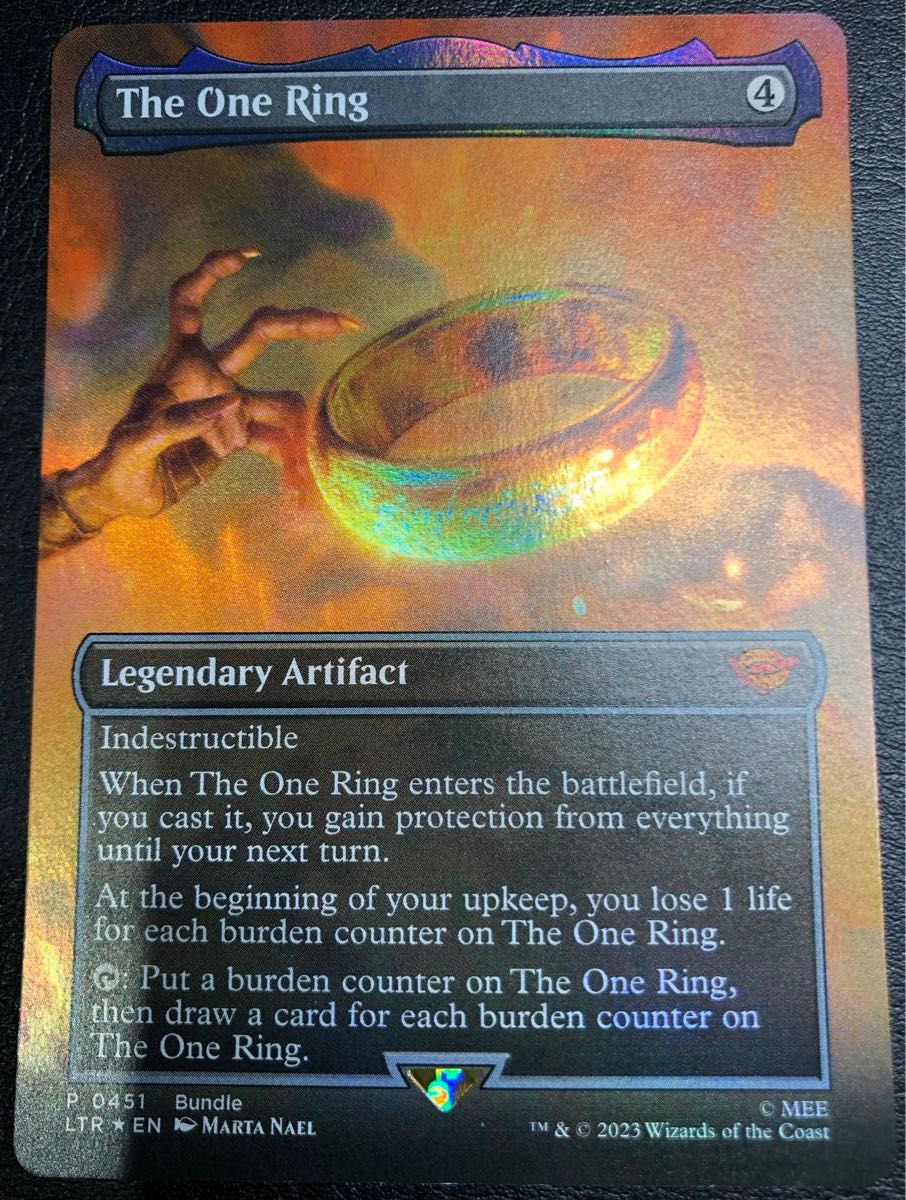 MTG 指輪物語 The One Ring 一つの指輪 FOIL bundle 英語版 マジックザギャザリング