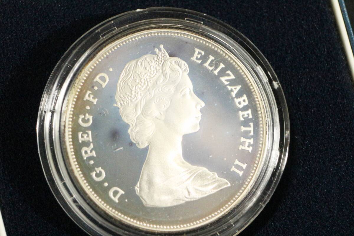 1981年　チャールズ皇太子 ダイアナ妃 御成婚記念 銀貨 プルーフコイン Royal Mint 元ケース付き　_画像6