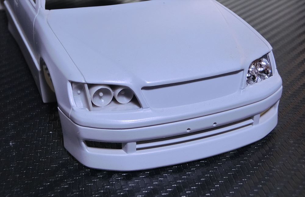 アオシマ　1/24　トヨタ　20系セルシオ用ヘッドライトのリフレクターです。3Dプリンタ製です。_画像4