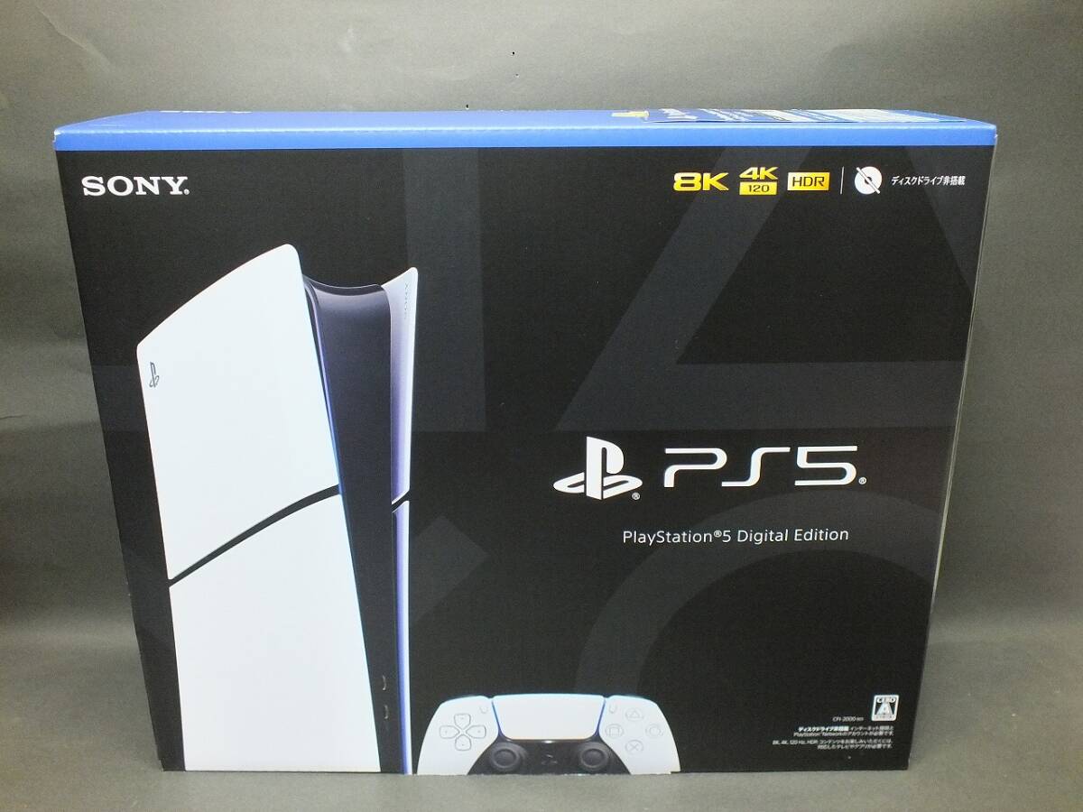 〇送料無料【新品未使用・令和6年4月購入】新製品 PlayStation 5 CFI-2000B01 新型 デジタルエディション PS5 プレステの画像1