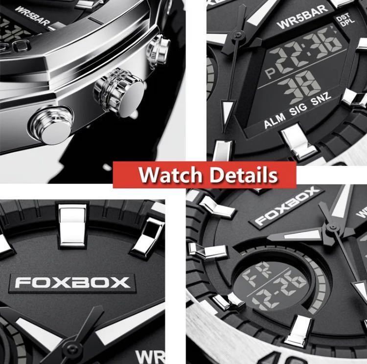 新作　メンズ腕時計 ダイバーズウォッチ　サーフィン ビックフェイス 防水　デジタル腕時計　アナログ　スポーツ　1180N人気商品　現品限り_画像6