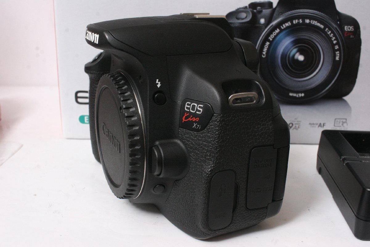 ★1円～中古良品★Canon・キヤノン デジタル一眼 EOSkiss X7iボディ！の画像3