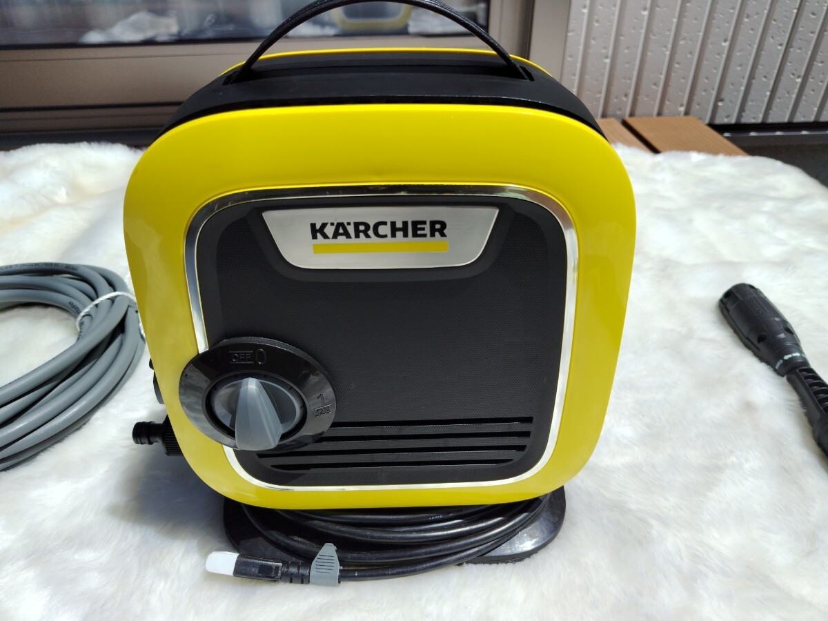 中古品 KARCHER ケルヒャー 家庭用高圧洗浄機 K MINI KARCHERの画像2