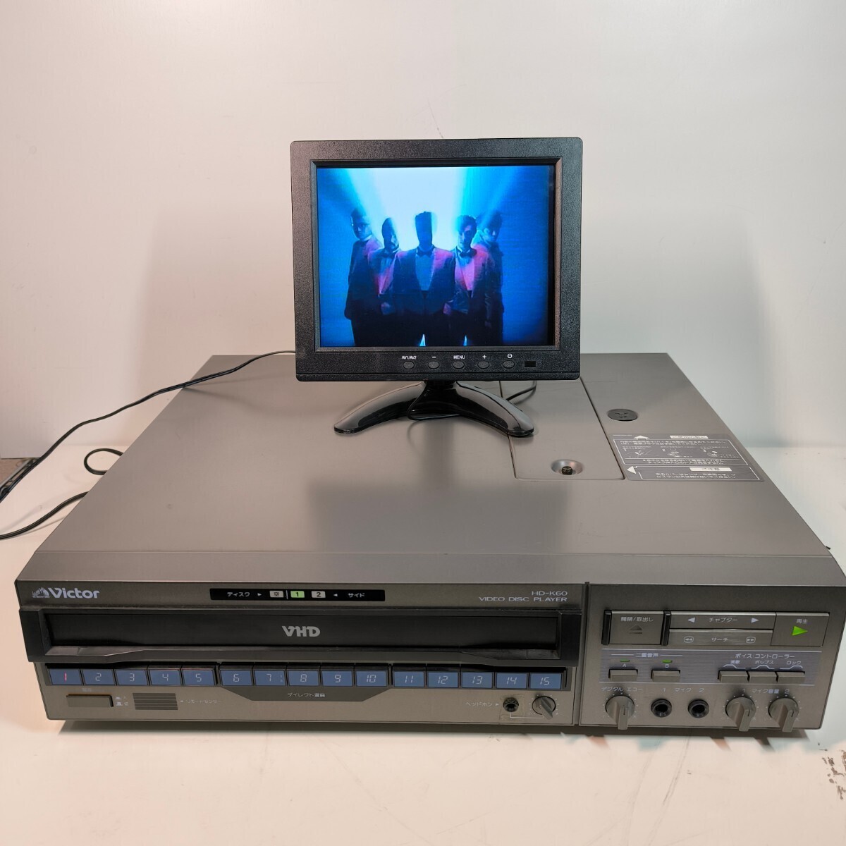 Victor VHDプレーヤー HD-K60 動作品 ビデオディスクプレーヤー Victor VHDプレーヤー HD-K60 動作品 ビデオディスクプレーヤー