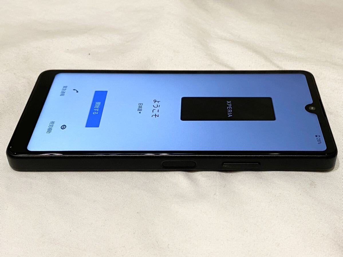 5K004 docomo ドコモ Android SONY Xperia Ace III SO-53C 64GB SIMフリー ブラック スマホ 本体 _画像3